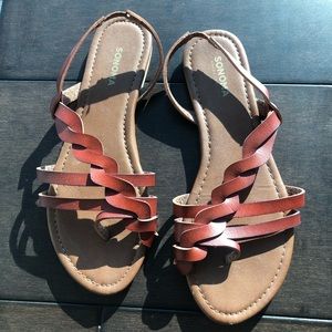 Brown sandals